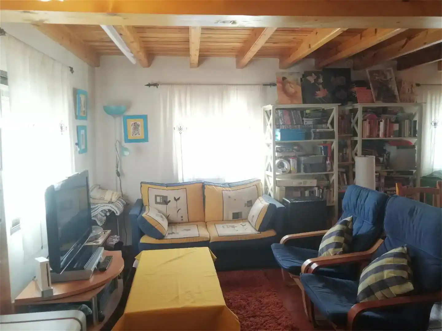 Sala de estar de Casa o chalet en venta en Talveila con Amueblado, Horno y Lavadora