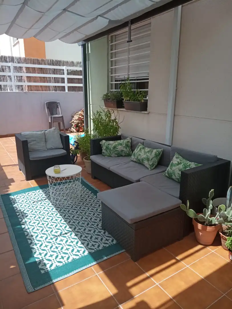 Terraza de Casa adosada de alquiler en Almazora / Almassora con Terraza, Piscina y Amueblado