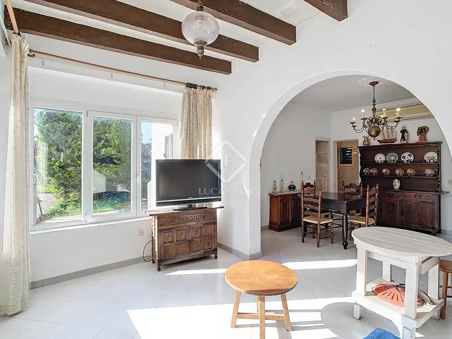Sala d'estar de Casa o xalet en venda en Ciutadella de Menorca amb Aire condicionat, Calefacció i Jardí privat