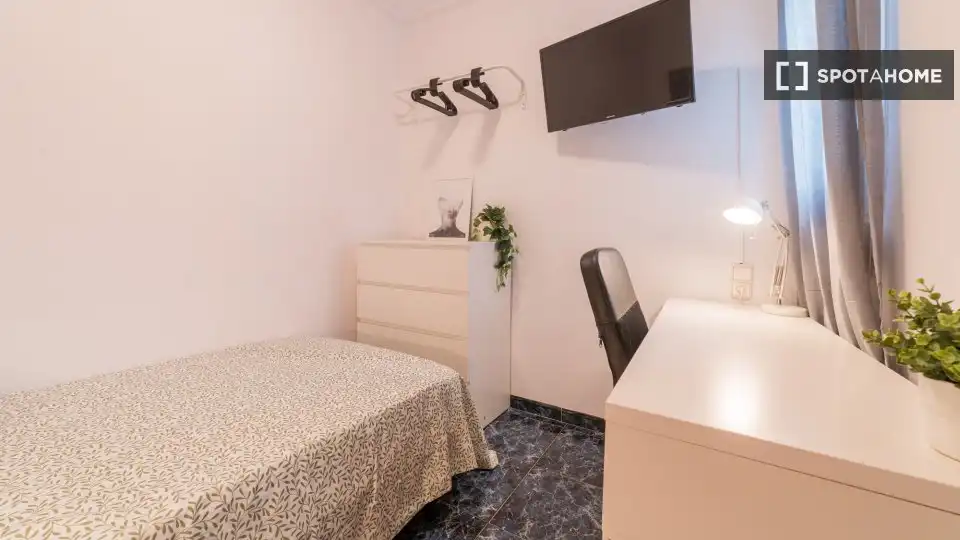 Habitación de Piso para compartir en Massamagrell con Aire acondicionado, Calefacción y Amueblado