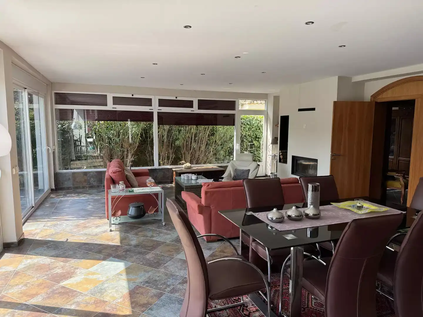 Menjador de Casa o xalet en venda en Colera amb Aire condicionat, Calefacció i Jardí privat