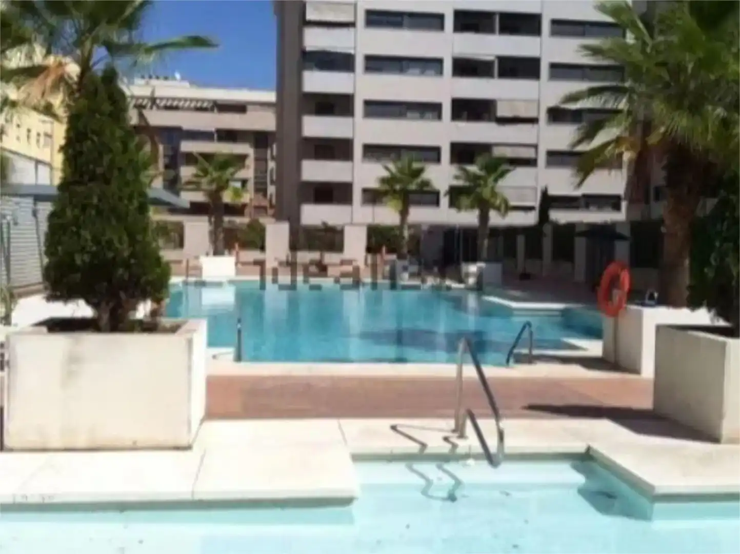 Schwimmbecken von Wohnung zur Miete in Málaga Capital mit Klimaanlage, Schwimmbad und Balkon