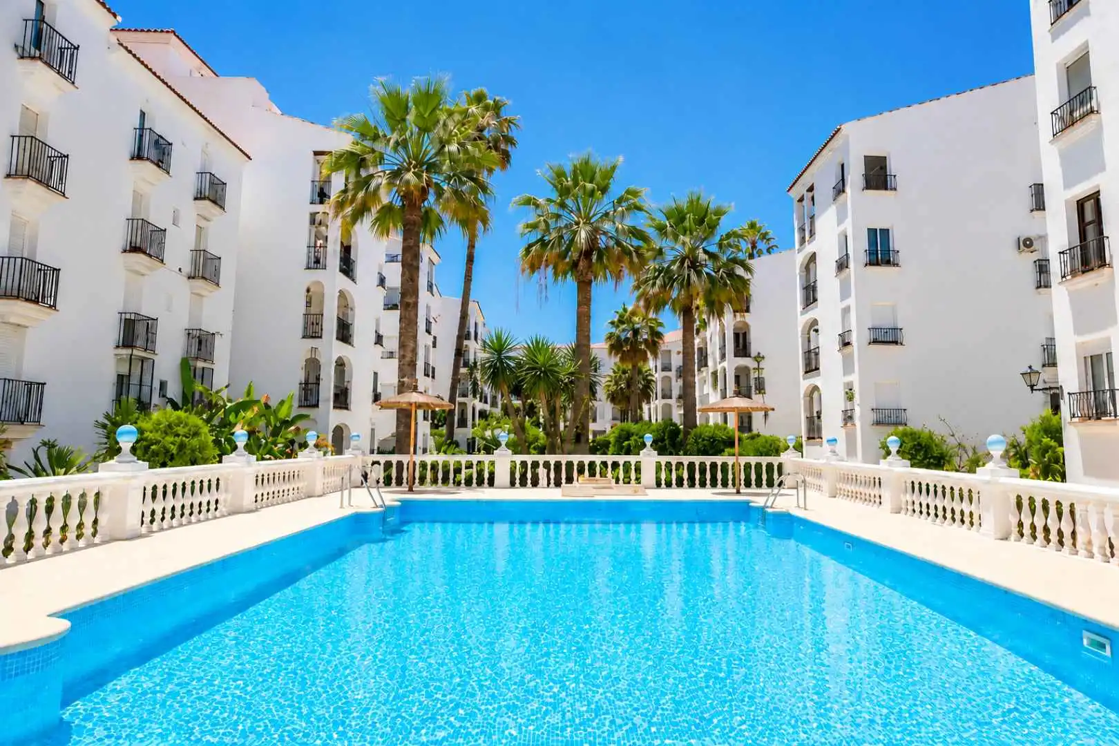 Swimming pool of Apartments for sale in Manilva  with Terrace and Community pool