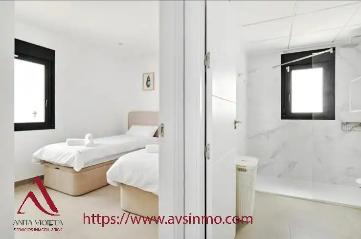 Habitación de Casa o chalet de alquiler en San Pedro del Pinatar con Aire acondicionado, Terraza y Piscina