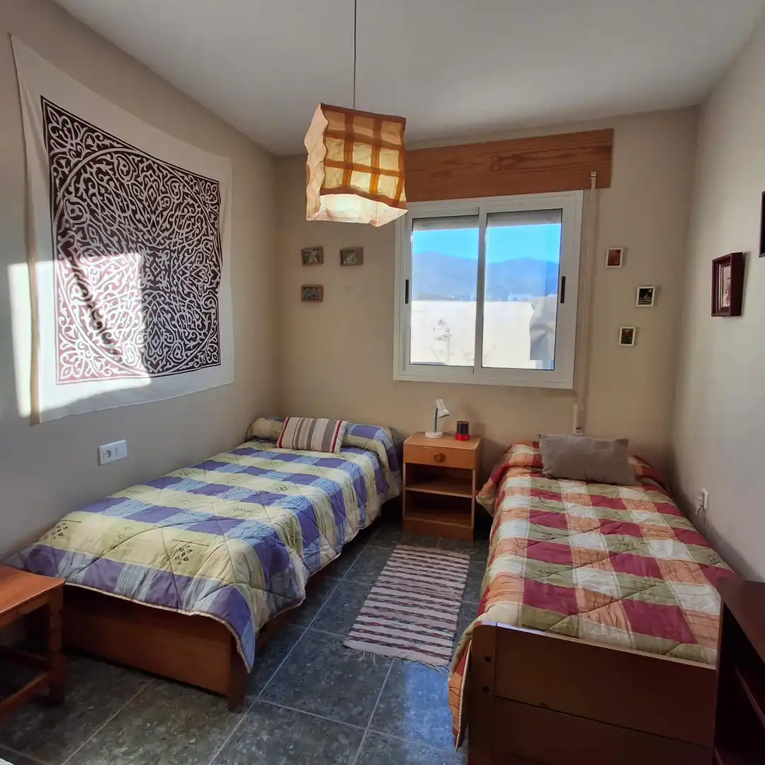 Bedroom of Flat for sale in Fondón  with Air Conditioner, Private garden and Furnished