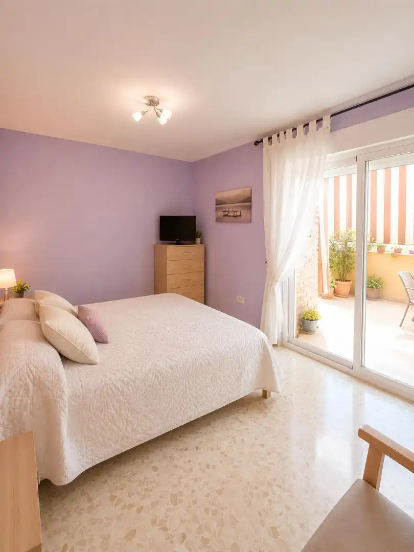 Schlafzimmer von Wohnungen zum Verkauf in Mijas mit Klimaanlage, Heizung und Terrasse