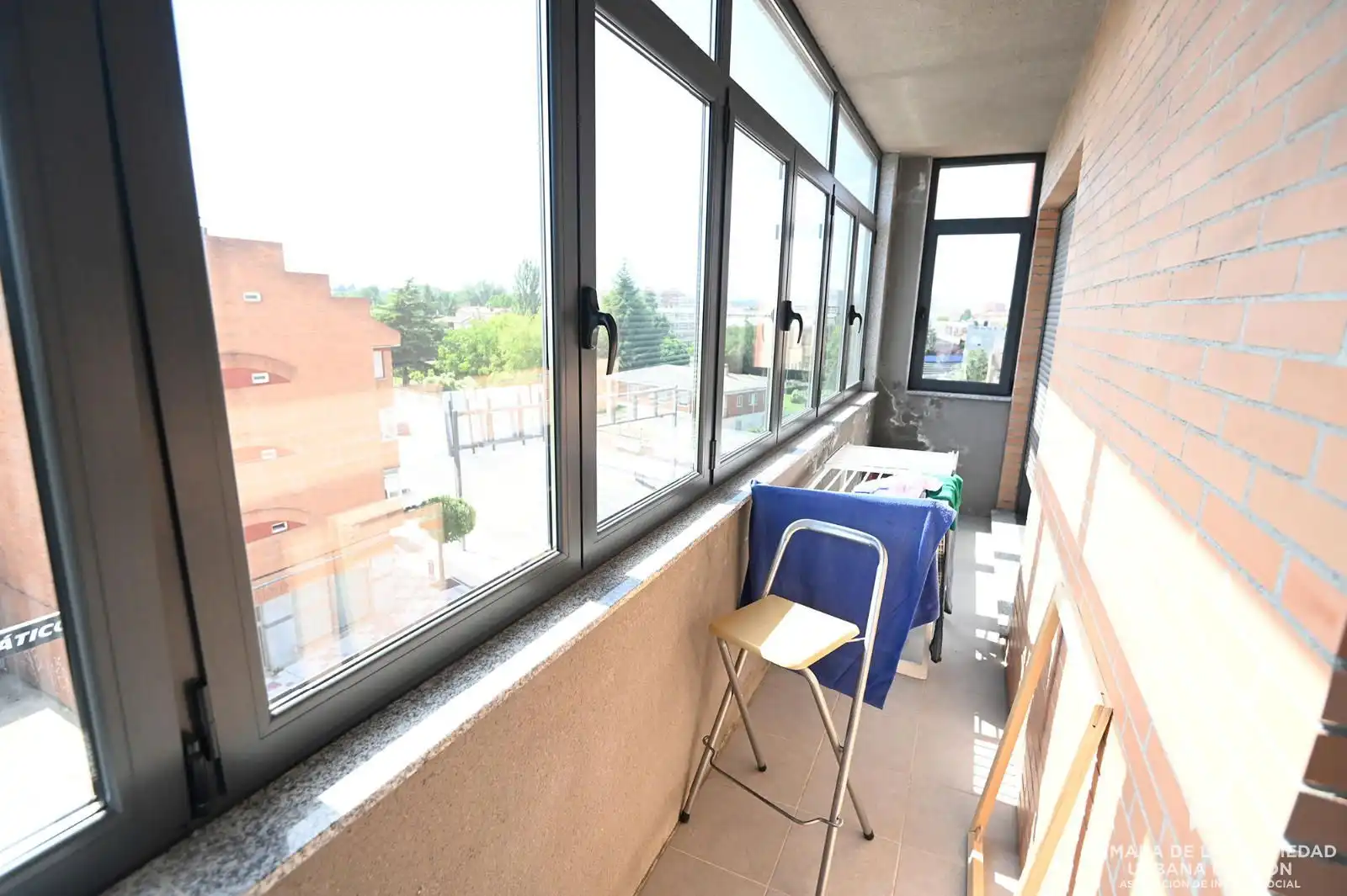 Terraza de Piso de alquiler en León Capital  con Calefacción, Terraza y Amueblado