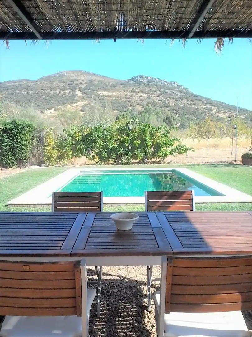 Swimming pool of Country homes for sale in Fuente el Fresno  with Air Conditioner, Heating and Private garden
