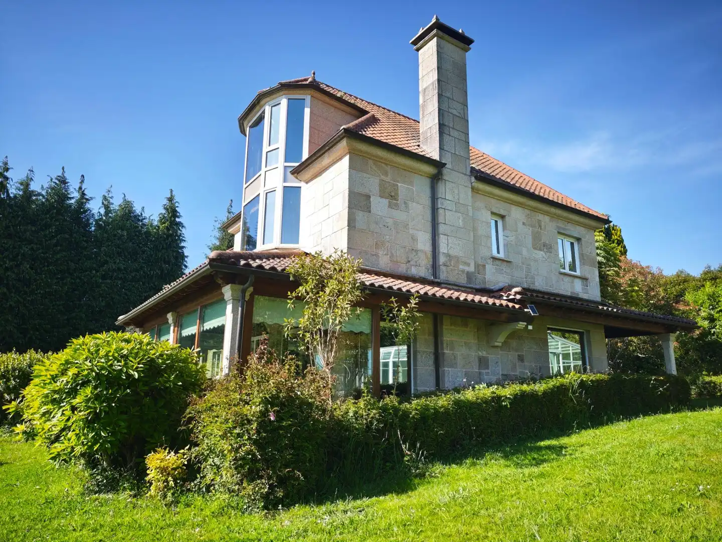 Exterior view of Houses for sale in Vilarmaior  with Heating, Private garden and Storage room