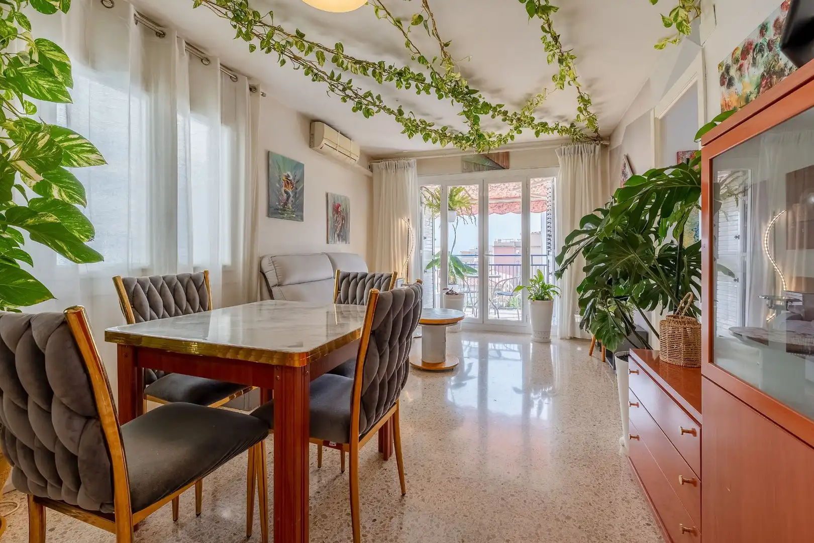 Dining room of Flat for sale in Calafell  with Air Conditioner, Heating and Terrace