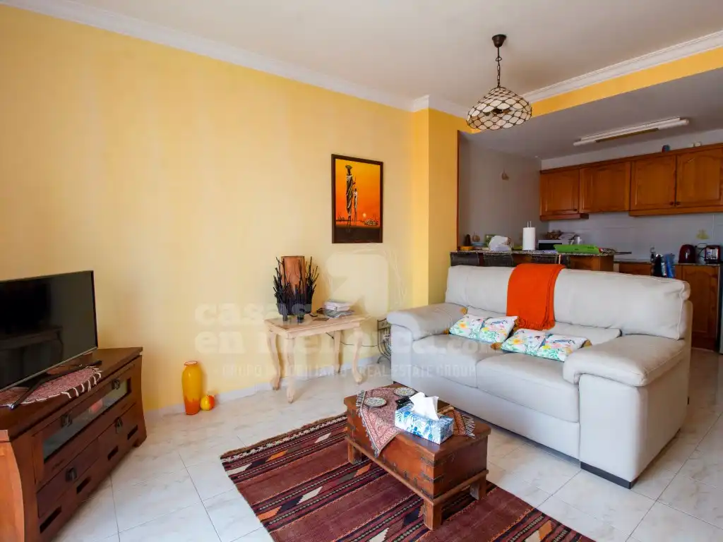 Living room of Flat for sale in Es Castell  with Terrace, Swimming Pool and Community pool