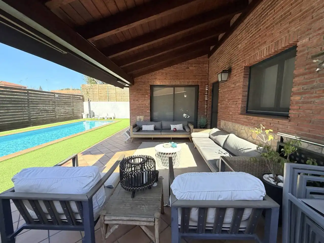 Terrace of Houses for sale in Santa Maria de Palautordera  with Air Conditioner, Heating and Terrace