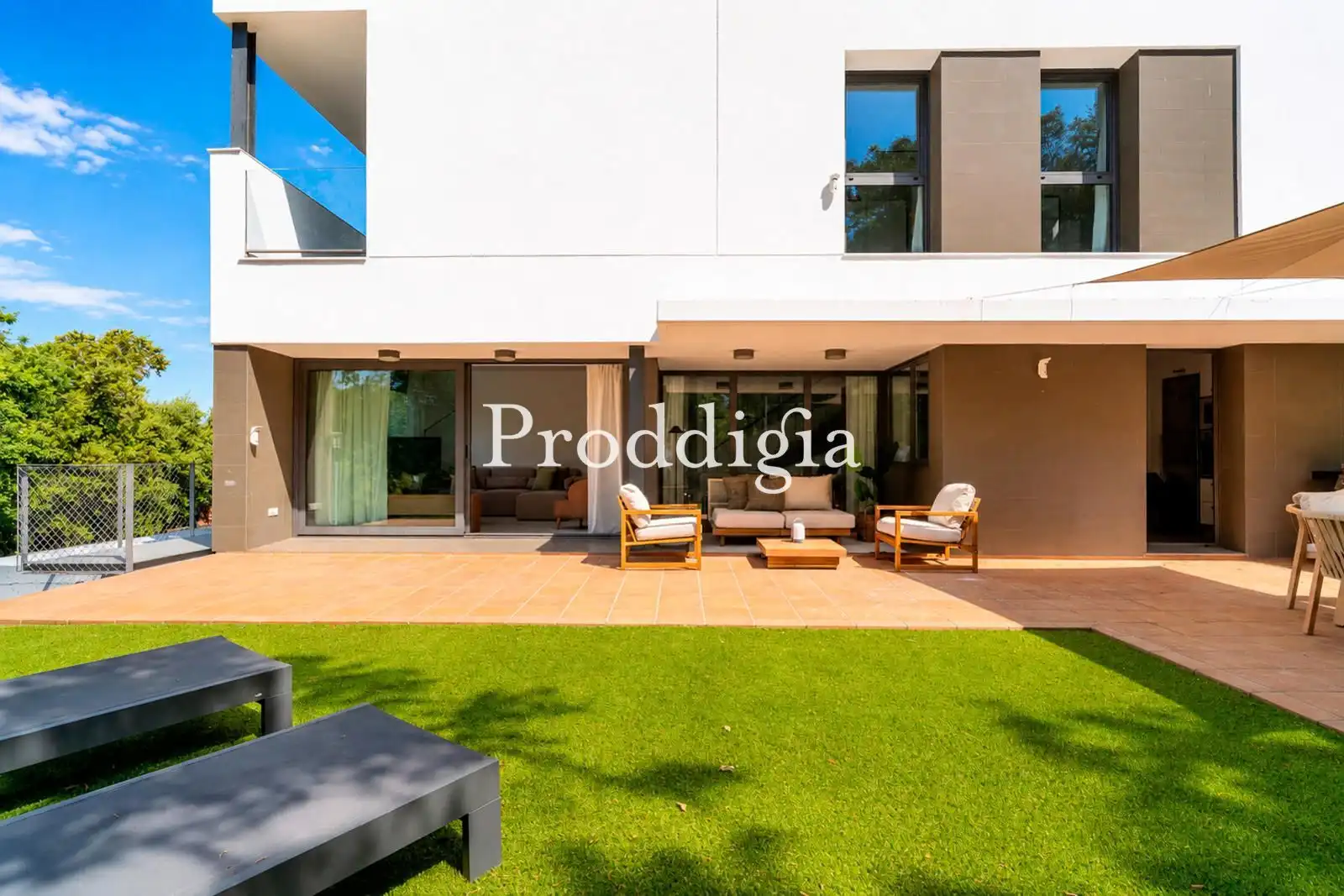 Terraza de Casa o chalet de alquiler en Barcelona con Aire acondicionado, Calefacción y Amueblado