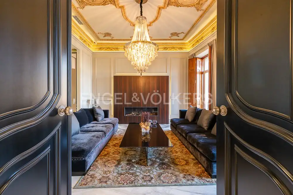 Sala d'estar de Àtic en venda en Valencia amb Aire condicionat, Calefacció i Terrassa