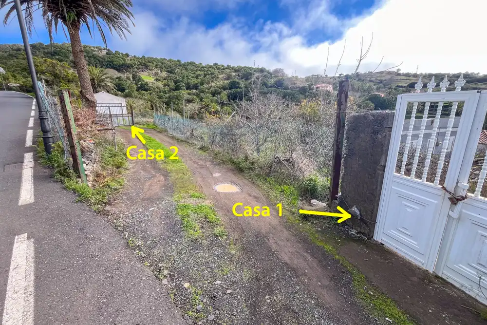 Vista exterior de Finca rústica en venta en Valle Gran Rey
