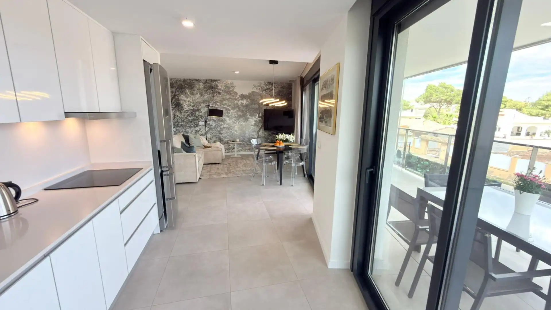 Cuina de Apartament en venda en Orihuela amb Aire condicionat, Calefacció i Jardí privat