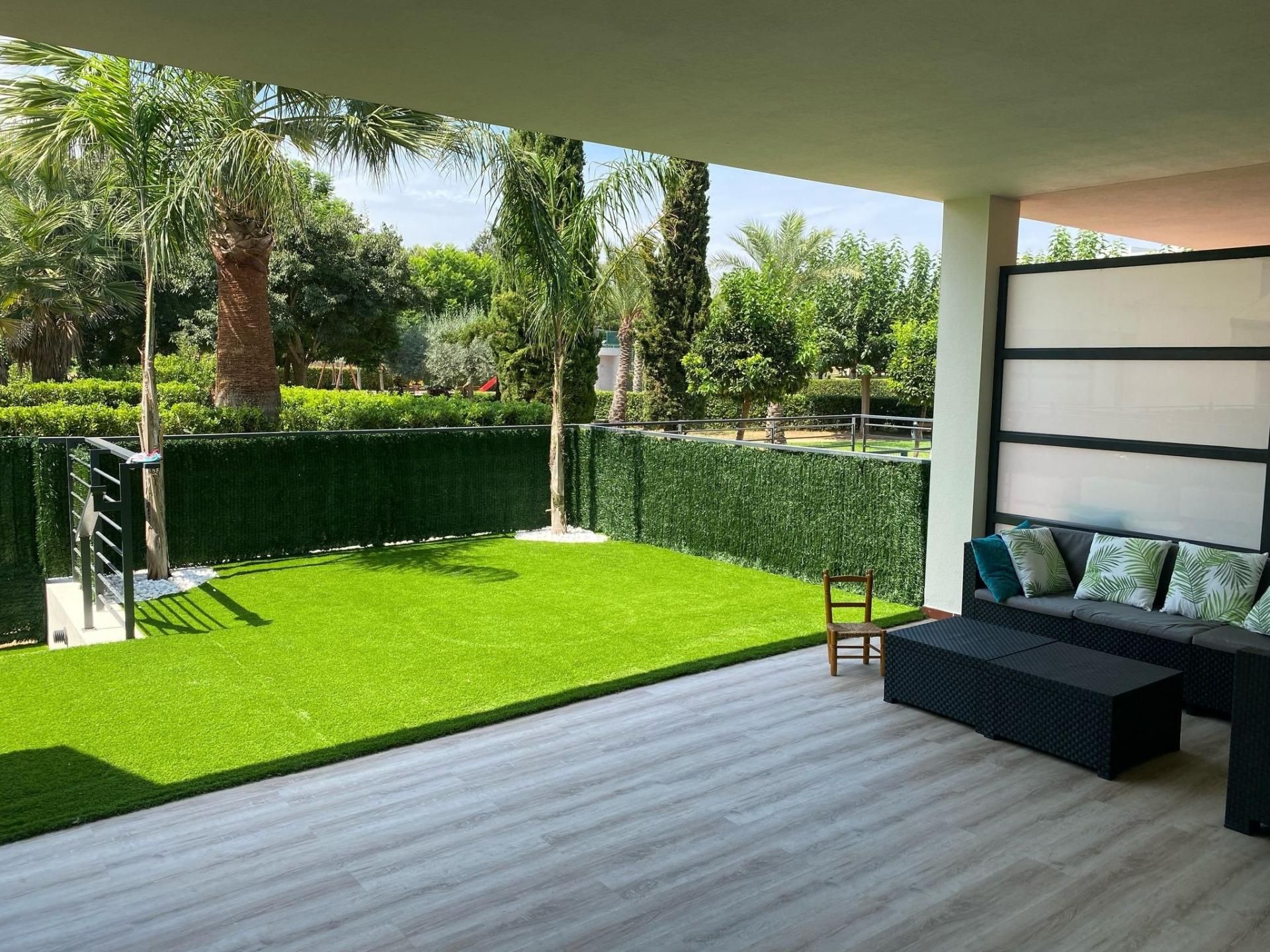 Terrace of Flat for sale in San Jorge / Sant Jordi  with Heating, Terrace and Community pool