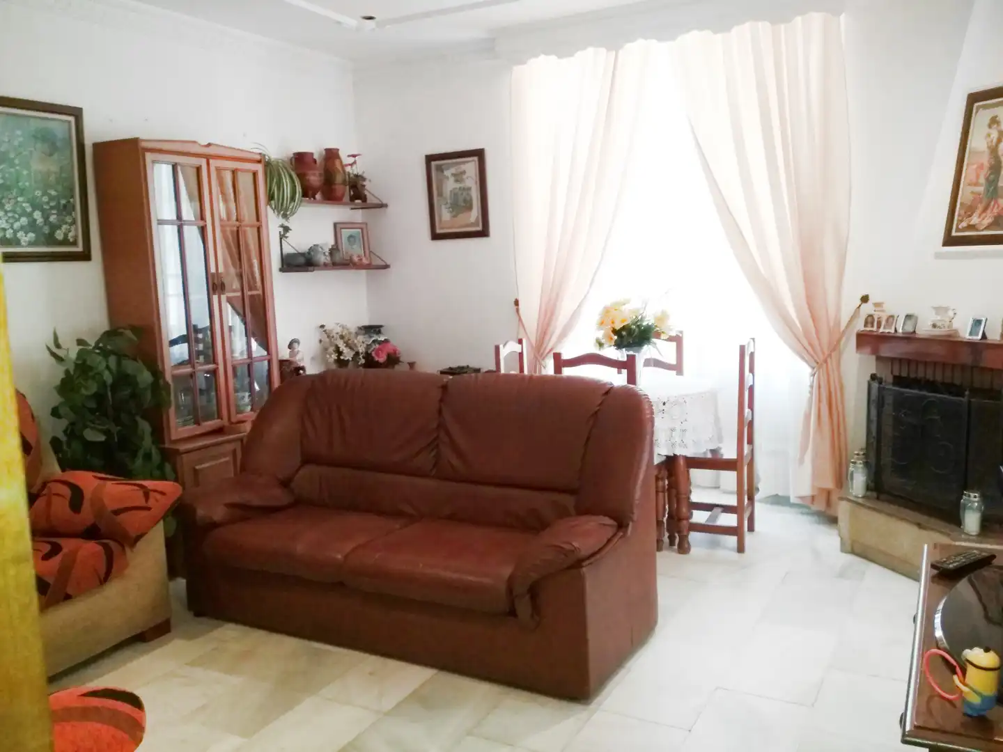 Sala de estar de Casa o chalet de alquiler en Sanlúcar de Barrameda con Aire acondicionado, Calefacción y Jardín privado