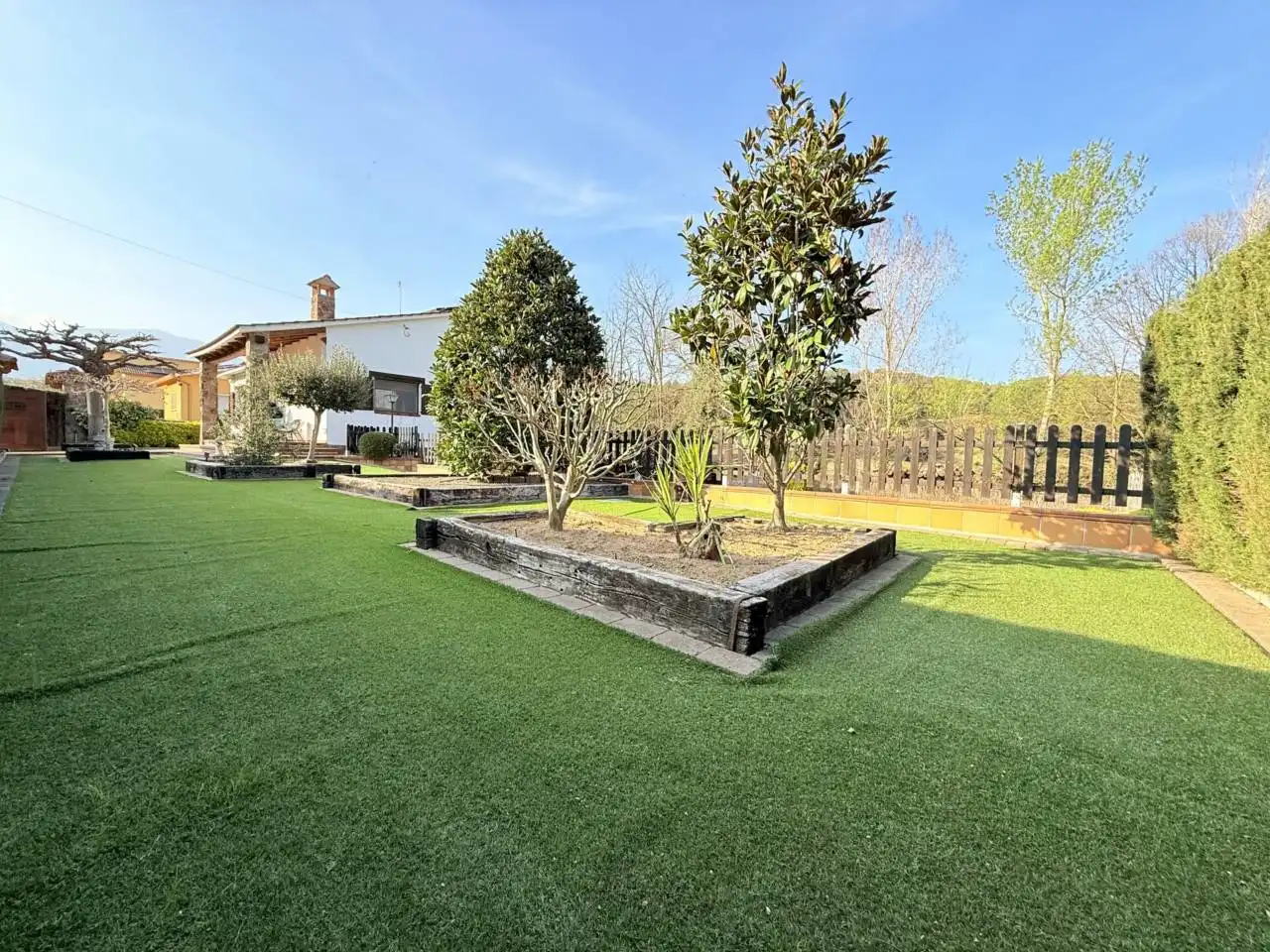 Garden of Houses for sale in Riells i Viabrea  with Air Conditioner, Heating and Private garden