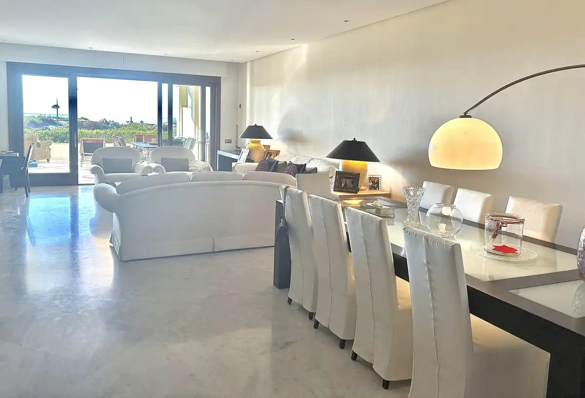 Dining room of Flat for sale in Marbella  with Terrace, Storage room and Swimming Pool