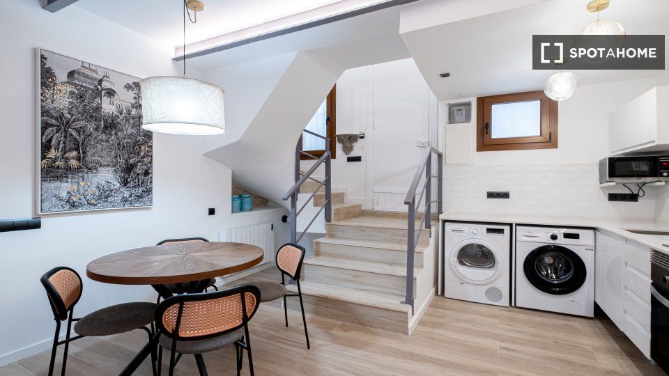 Piso de alquiler en  Barcelona Capital con Aire acondicionado, Calefacción y Amueblado