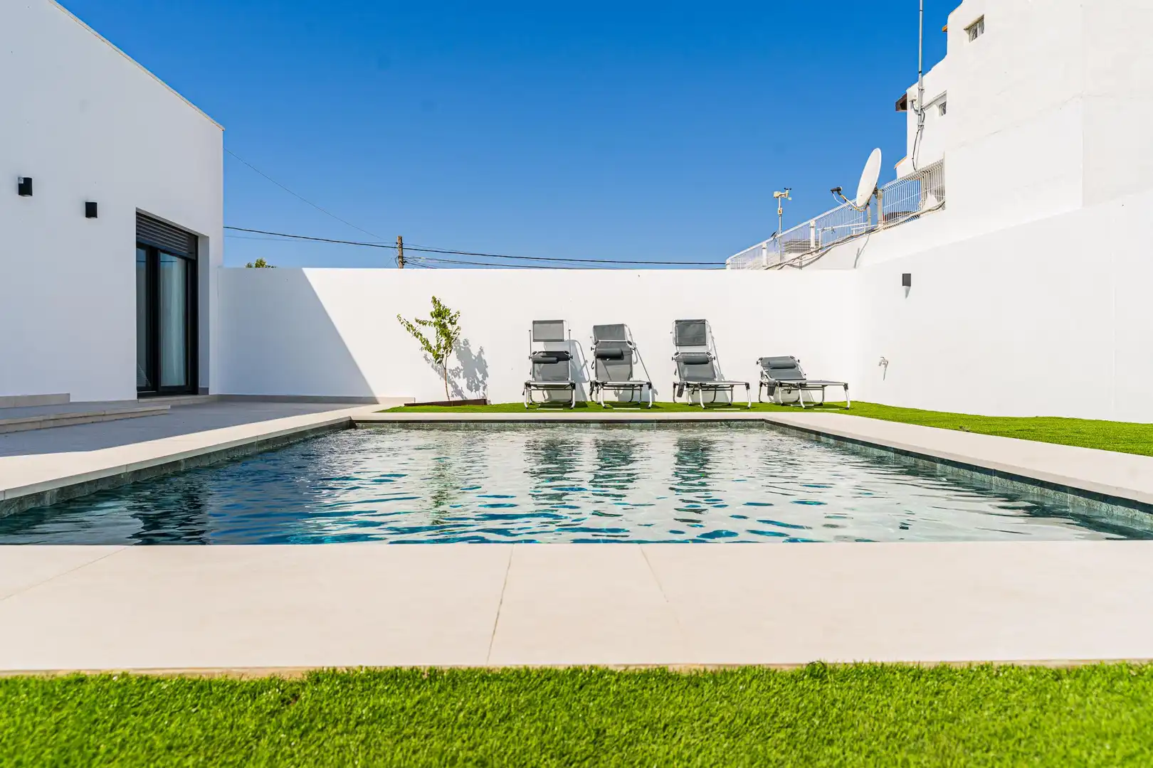 Piscina de Casa o chalet en venta en Chiclana de la Frontera con Jardín privado, Terraza y Piscina