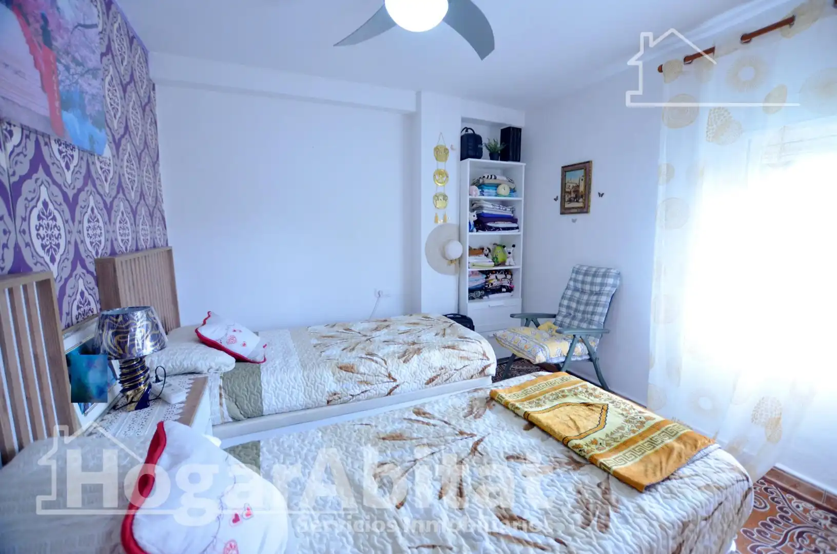 Bedroom of Flat for sale in Alicante / Alacant  with Air Conditioner, Private garden and Storage room