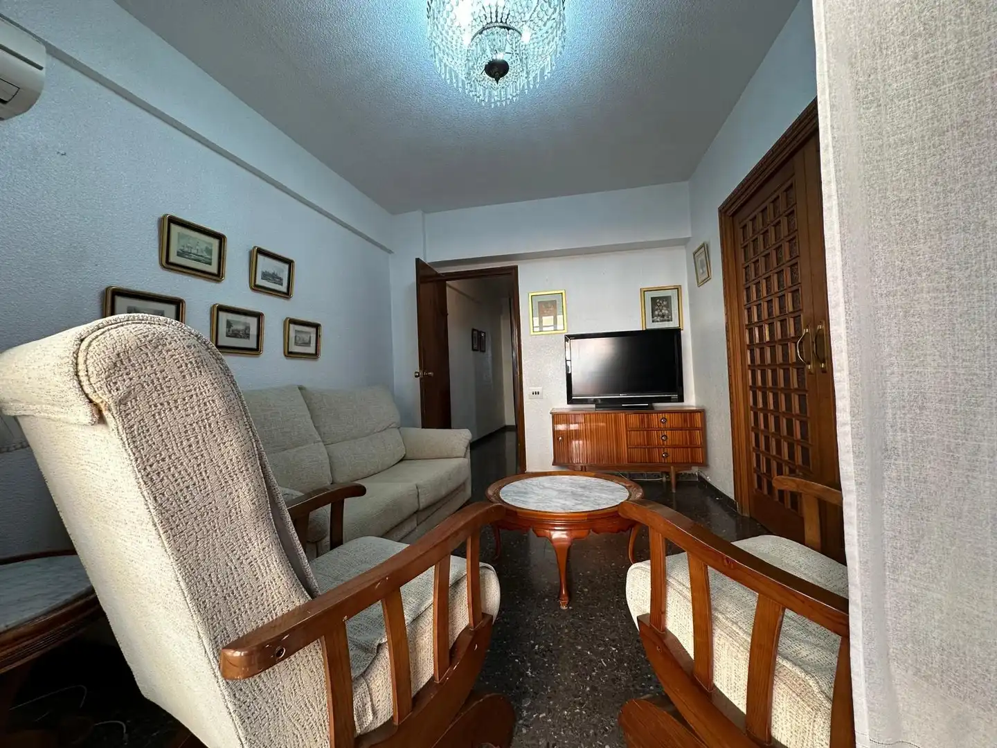 Sala de estar de Piso en venta en Alcantarilla con Aire acondicionado, Terraza y Amueblado