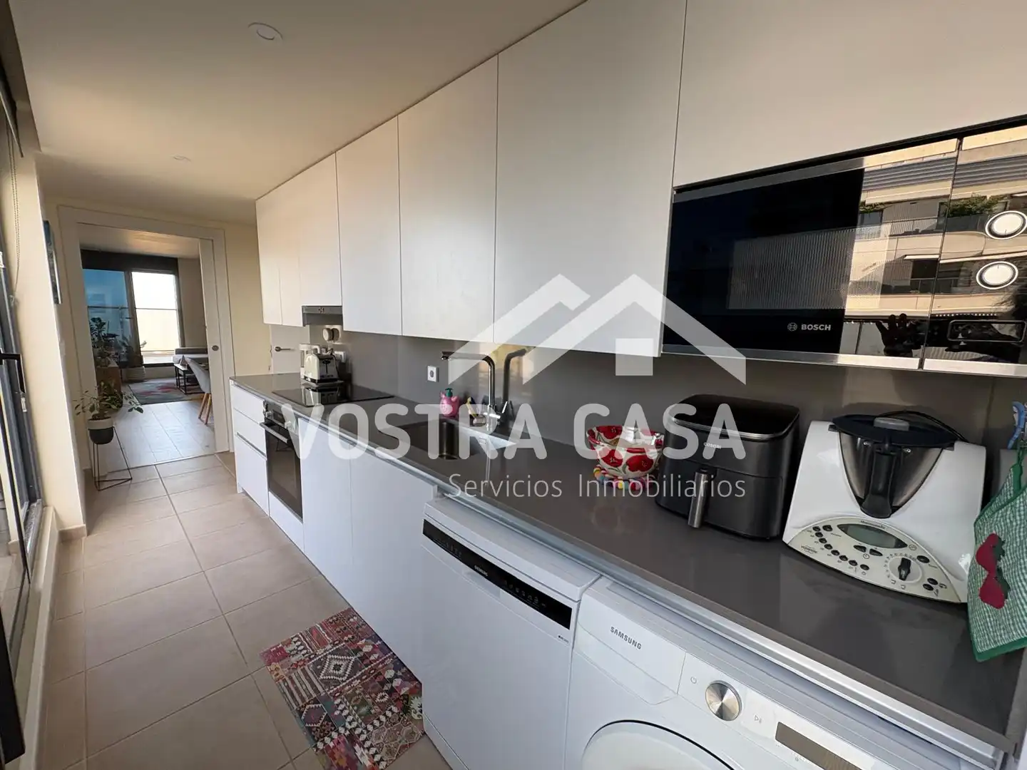 Kitchen of Attic for sale in Mislata  with Air Conditioner and Alarm