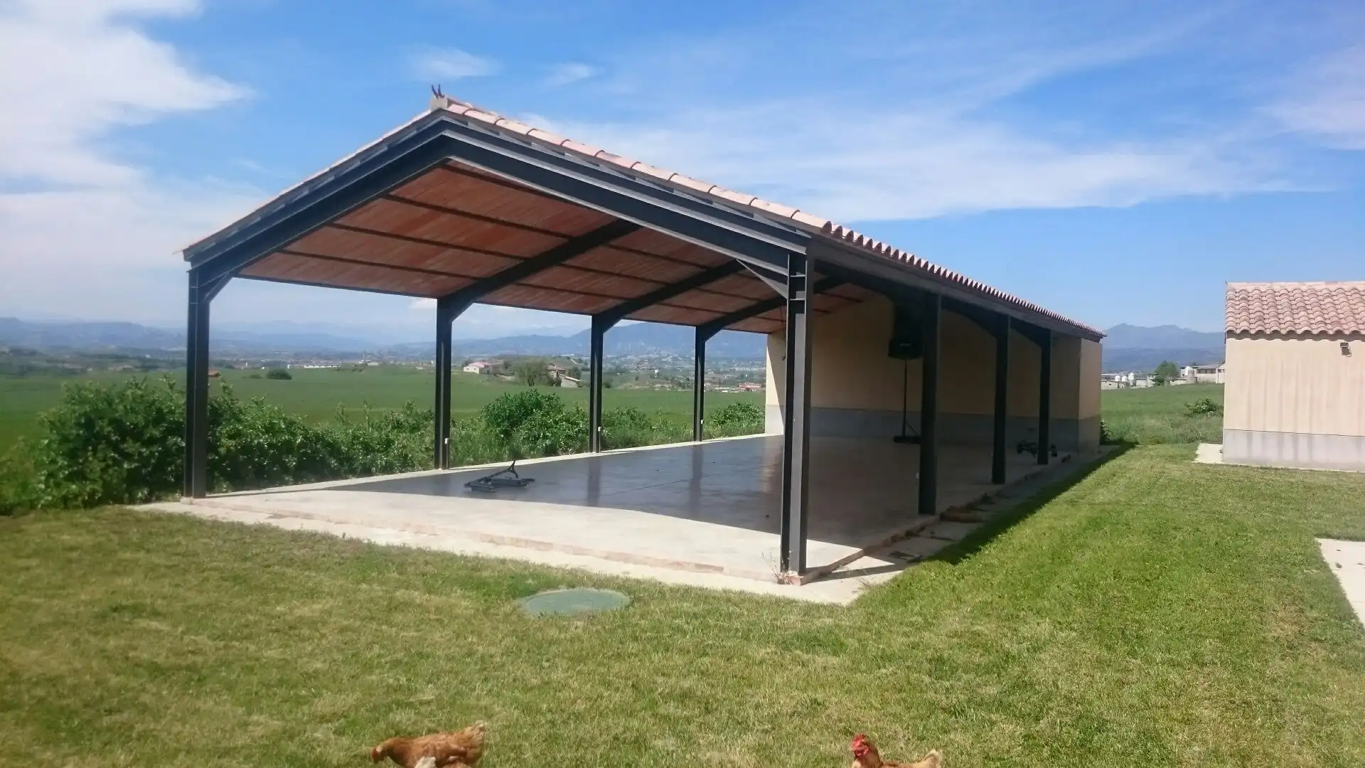 Terrassa de Finca rústica en venda en Tavèrnoles amb Calefacció, Parquet i Terrassa