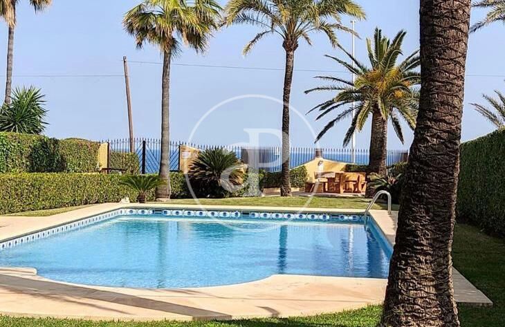 Piscina de Pis de lloguer en Jávea / Xàbia amb Aire condicionat, Calefacció i Jardí privat