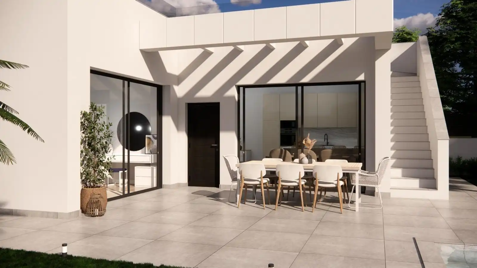 Terrassa de Casa o xalet en venda en Rojales amb Aire condicionat, Jardí privat i Terrassa