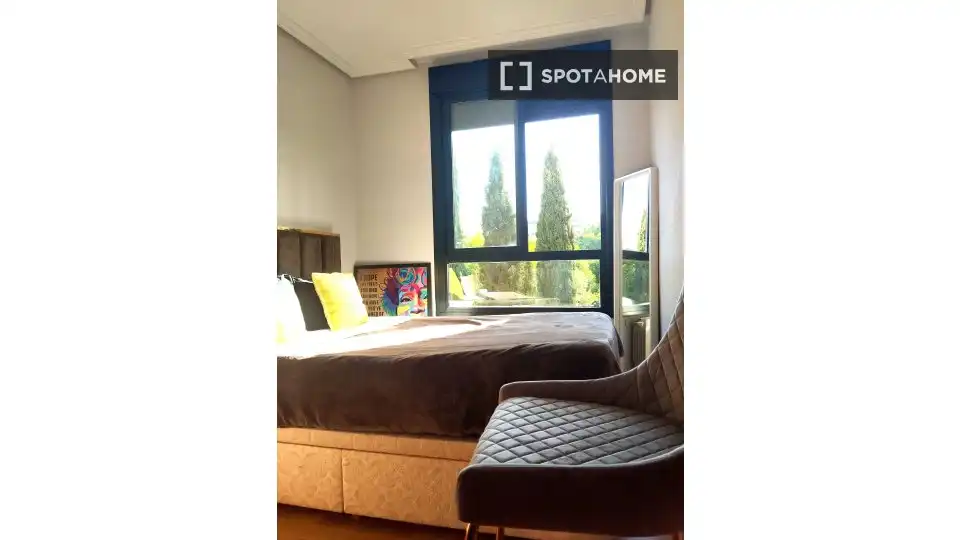 Habitación de Piso para compartir en Madrid con Aire acondicionado, Calefacción y Terraza