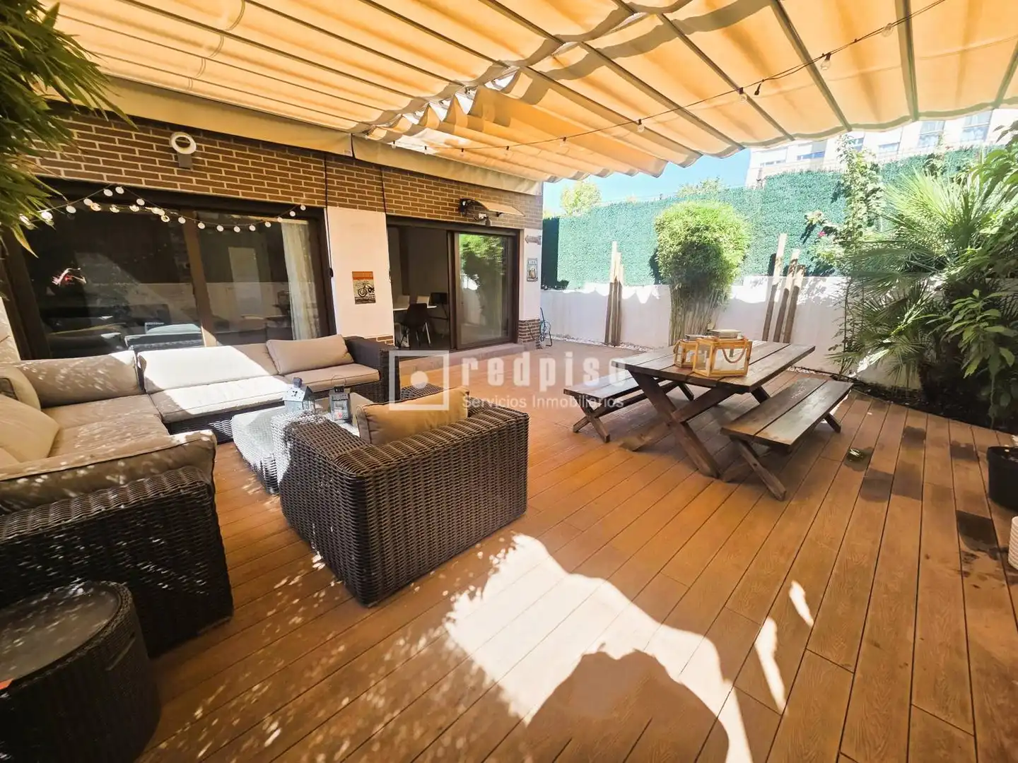 Terraza de Casa o chalet en venta en Rivas-Vaciamadrid con Aire acondicionado, Calefacción y Jardín privado