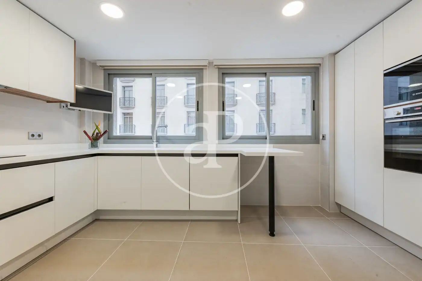 Kitchen of Flat for rent in Madrid  with Air Conditioner, Heating and Terrace