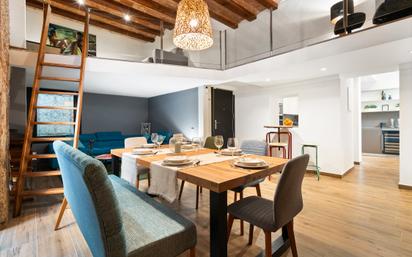 Dining room of Flat for sale in  Barcelona Capital  with Air Conditioner and Balcony