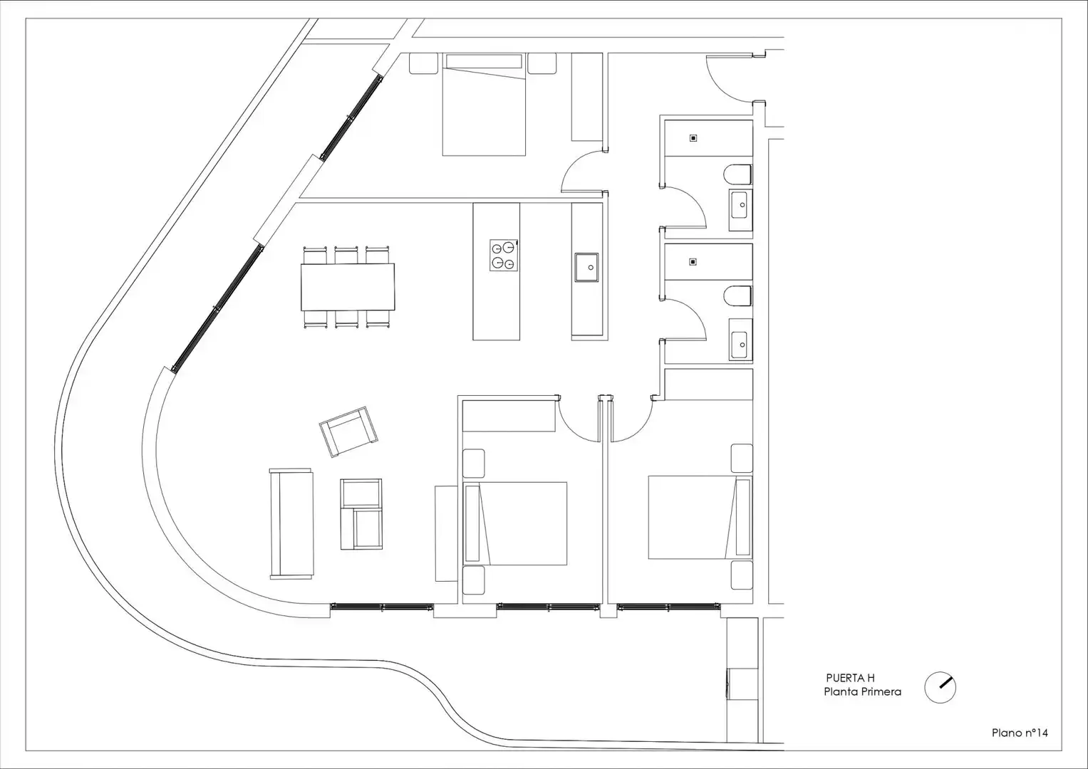 Apartamento con piscina en venta en Zona Pueblo, imagen 4