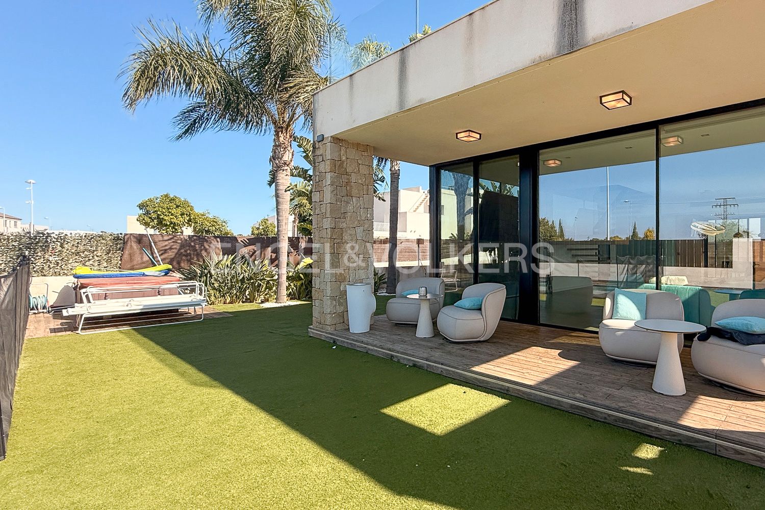 Terraza de Casa o chalet de alquiler en Albal con Aire acondicionado, Calefacción y Jardín privado