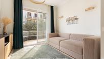 Sala d'estar de Pis de lloguer en  Barcelona Capital amb Aire condicionat, Calefacció i Parquet