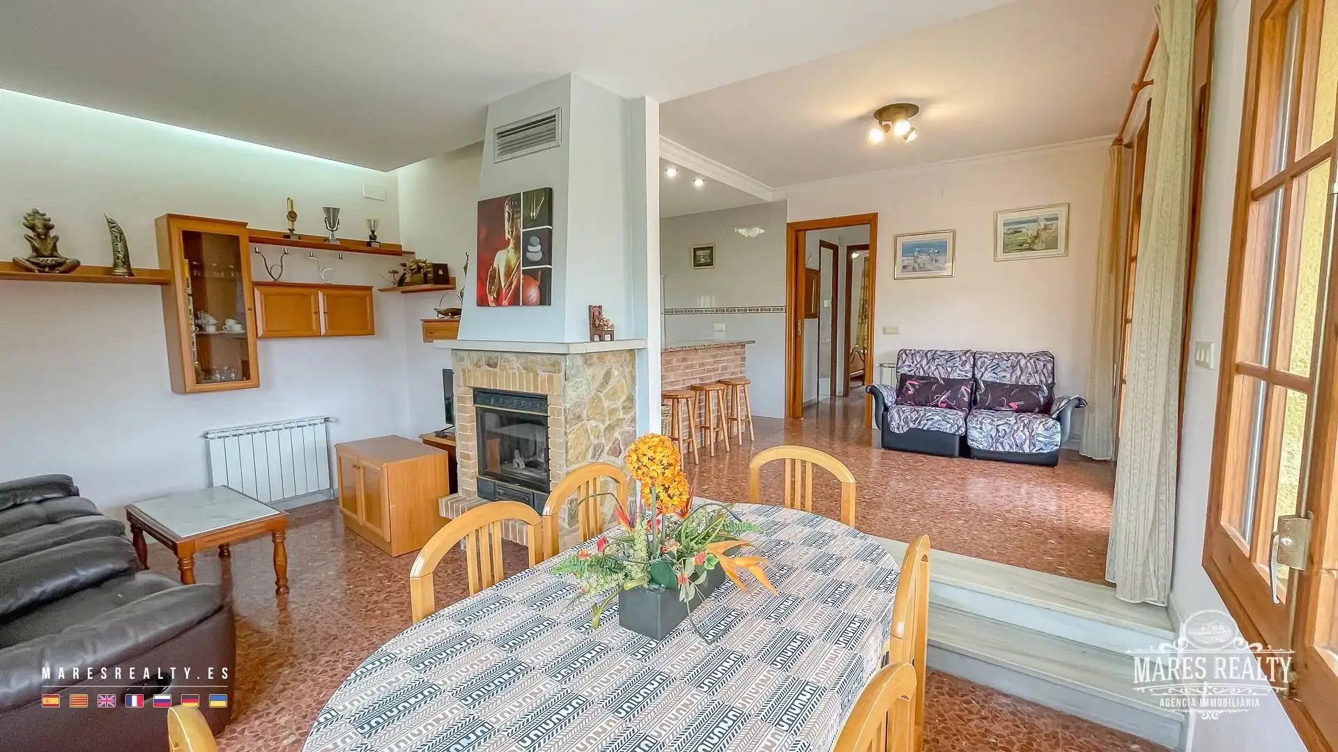 Sala d'estar de Casa o xalet en venda en Lloret de Mar amb Calefacció, Jardí privat i Terrassa
