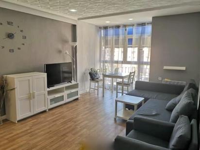 Living room of Flat for sale in  Valencia Capital  with Air Conditioner and Balcony