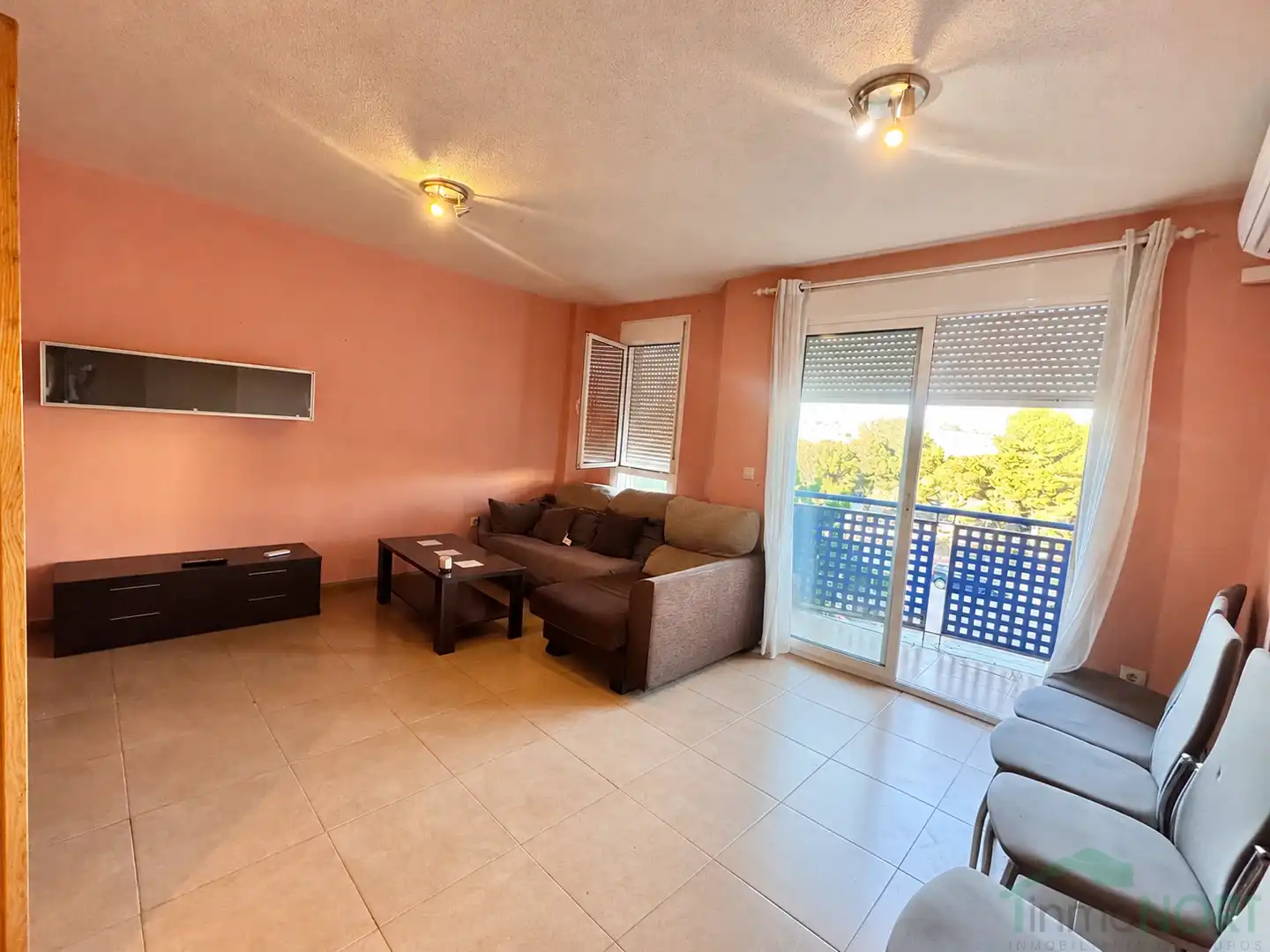 Sala de estar de Piso en venta en Cartagena con Aire acondicionado, Calefacción y Amueblado