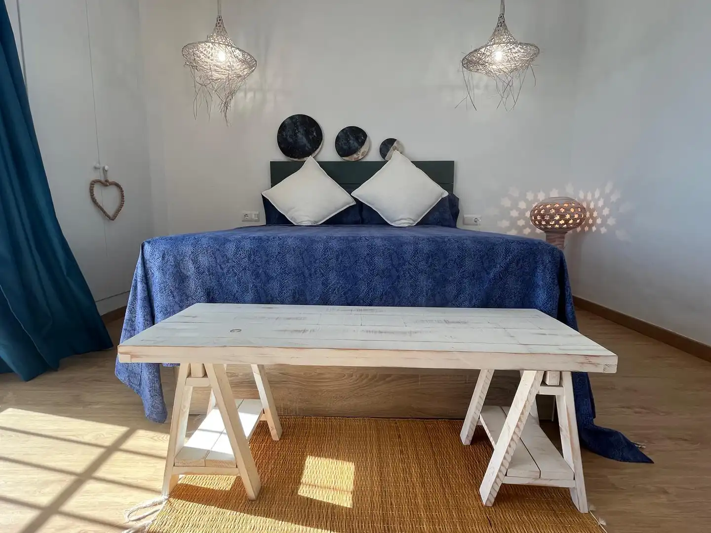 Habitación de Casa adosada de alquiler en Vélez-Málaga con Aire acondicionado, Calefacción y Jardín privado