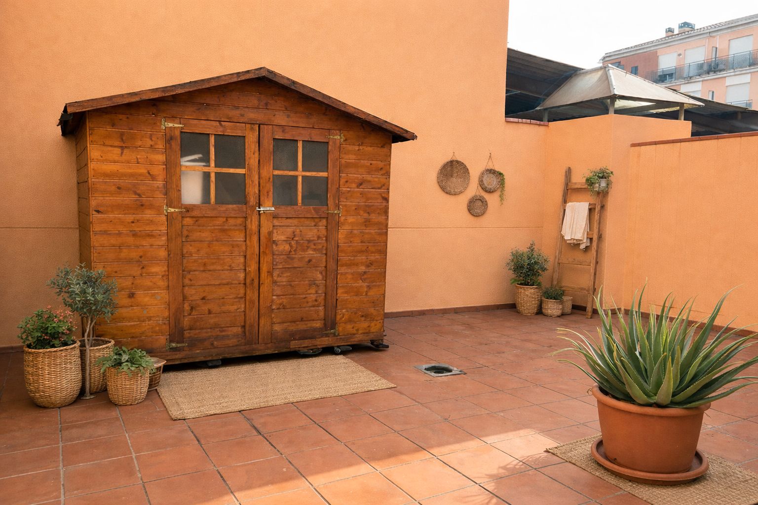 Garden of Planta baja for sale in Girona Capital  with Air Conditioner, Heating and Oven