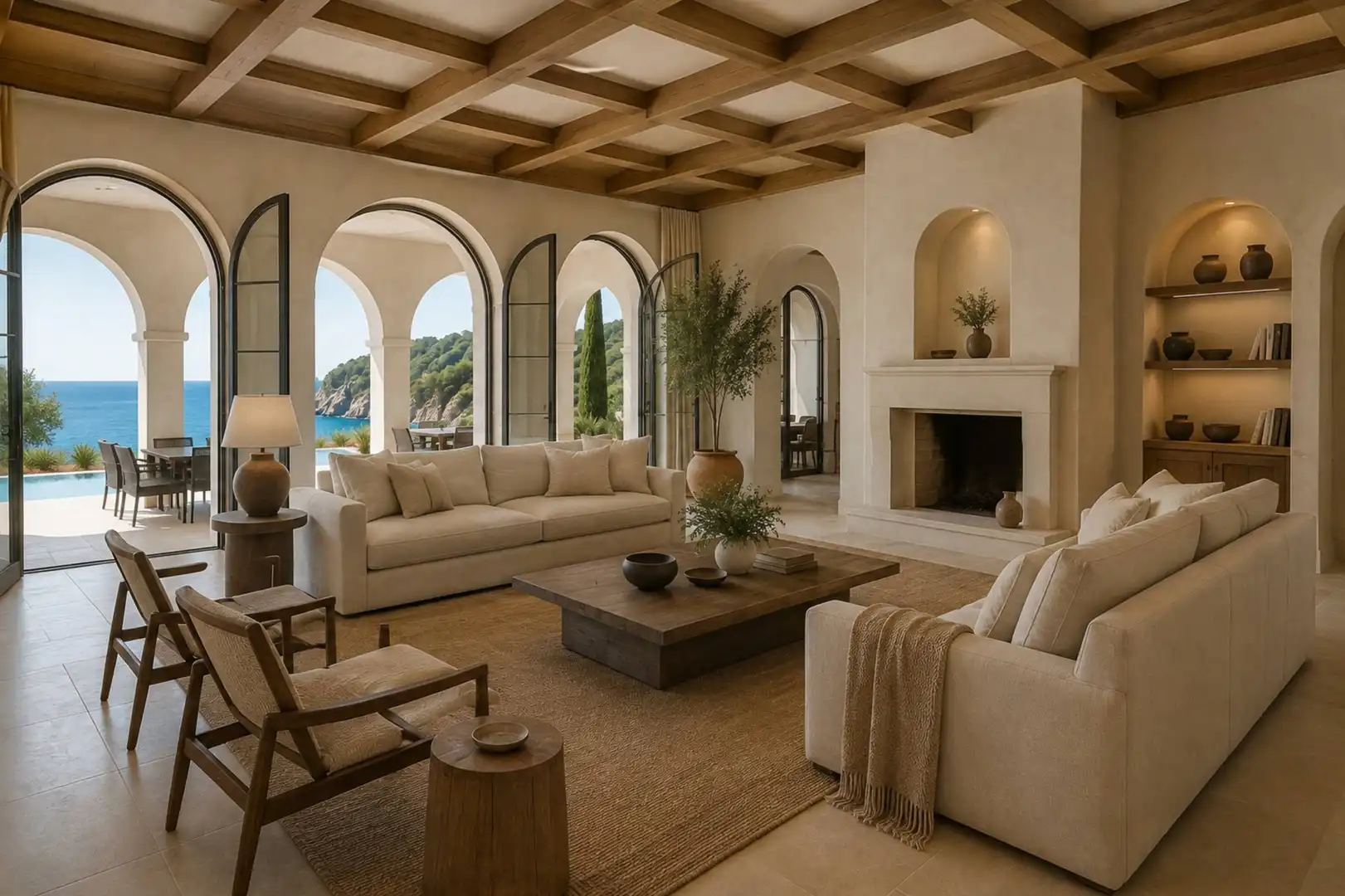 Sala d'estar de Casa o xalet en venda en Jávea / Xàbia amb Aire condicionat, Calefacció i Jardí privat