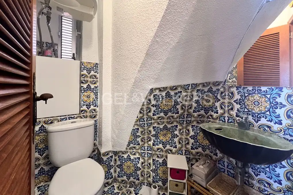 Baño de Ático de alquiler en Sueca con Aire acondicionado, Calefacción y Jardín privado