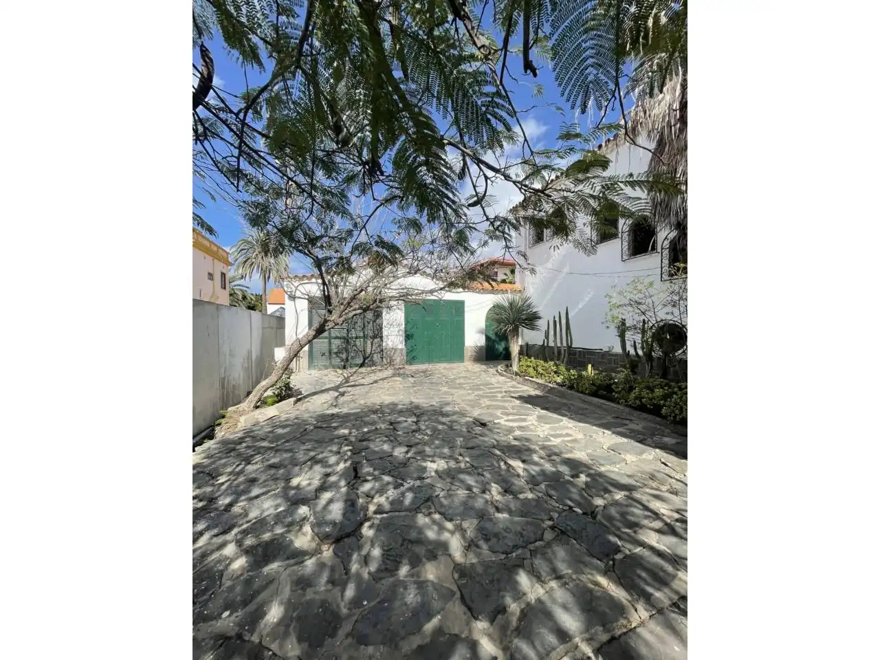 Vista exterior de Casa o chalet en venta en Las Palmas de Gran Canaria con Jardín privado, Terraza y Piscina