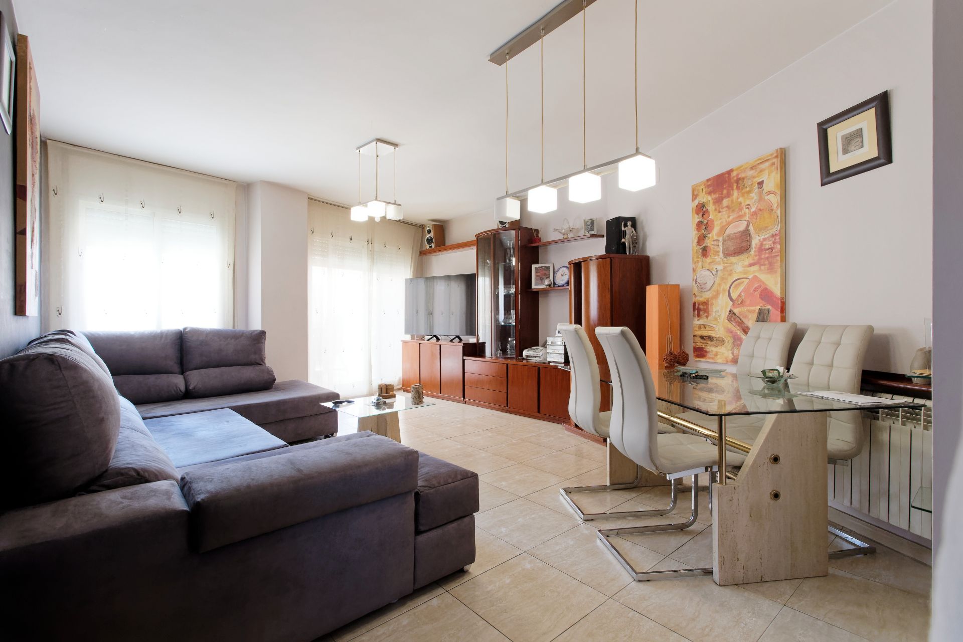 Sala d'estar de Pis en venda en Terrassa amb Calefacció, Terrassa i Forn