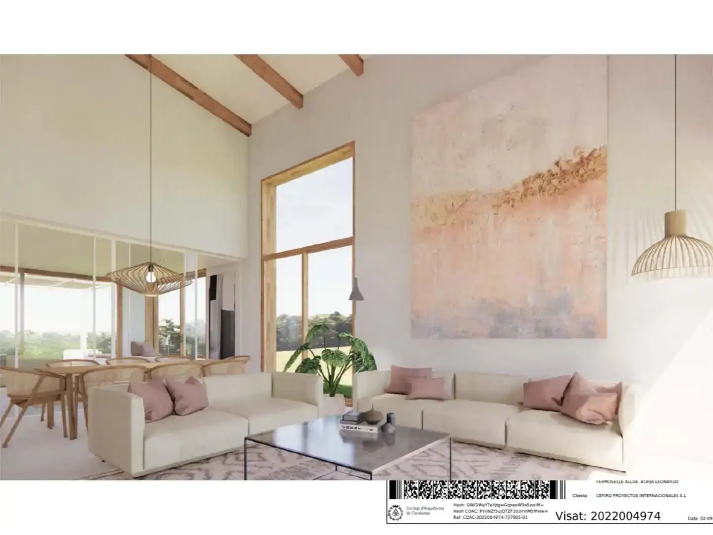 Sala de estar de Piso en venta en Sant Pere de Ribes con Jardín privado, Trastero y Piscina