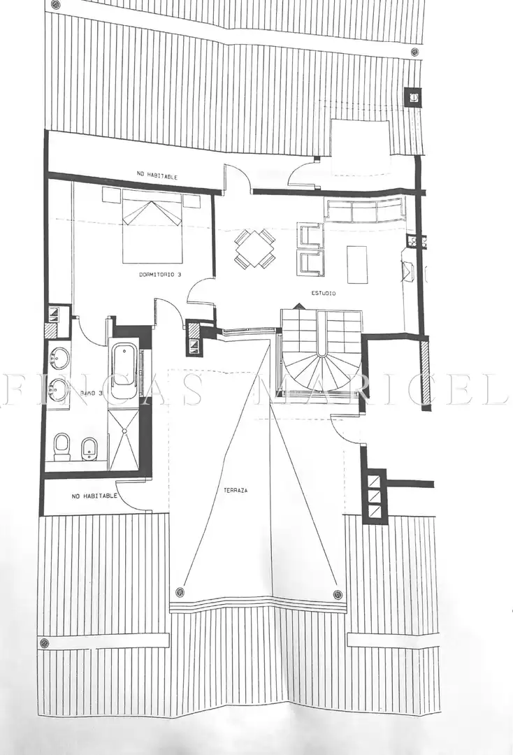 Attic for sale in Sitges  with Air Conditioner, Heating and Terrace